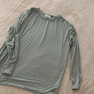 Babaton Dusty Green Long Sleeve Top